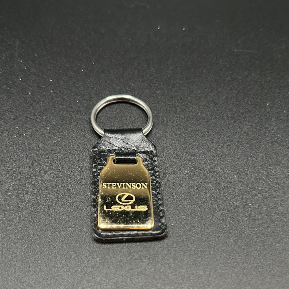 Lexus Black and Gold Keychain